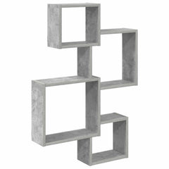 Wall Cube Shelves 64 x 13.5 x 91.5 cm Concrete grey