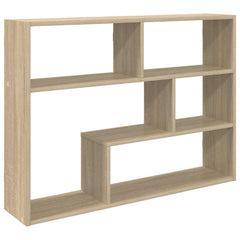 vidaXL Wall Shelf Wall-Mounted Sonoma Oak 95 x 20 x 69.5 cm 2
