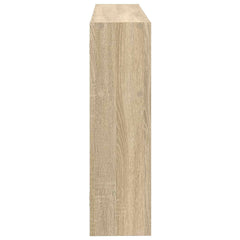 vidaXL Wall Shelf Wall-Mounted Sonoma Oak 95 x 20 x 69.5 cm 5