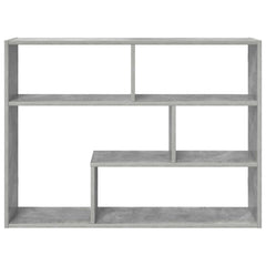 vidaXL Wall Shelf Wall-Mounted Concrete Grey 95 x 20 x 69.5 cm 4