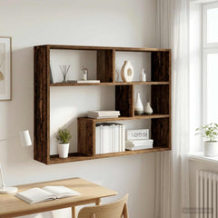 vidaXL Wall Shelf Wall-Mounted Old Wood 95 x 20 x 69.5 cm 1