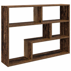 vidaXL Wall Shelf Wall-Mounted Old Wood 95 x 20 x 69.5 cm 2