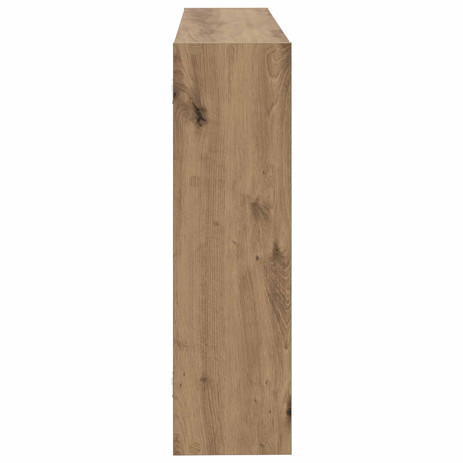 vidaXL Wall Shelf Wall-Mounted Artisan Oak 95 x 20 x 69.5 cm 5