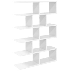 vidaXL Wall Shelf White 70 x 20 x 100 cm Engineered Wood 2