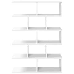 vidaXL Wall Shelf White 70 x 20 x 100 cm Engineered Wood 4