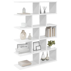 vidaXL Wall Shelf White 70 x 20 x 100 cm Engineered Wood 3