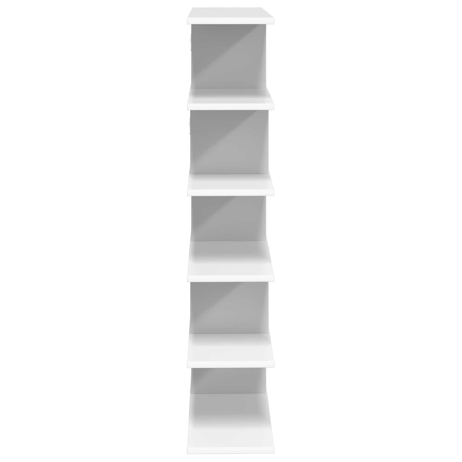 vidaXL Wall Shelf White 70 x 20 x 100 cm Engineered Wood 5