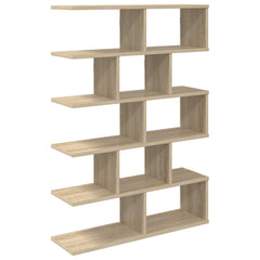 vidaXL Wall Shelf Sonoma Oak 70 x 20 x 100 cm Engineered Wood 2