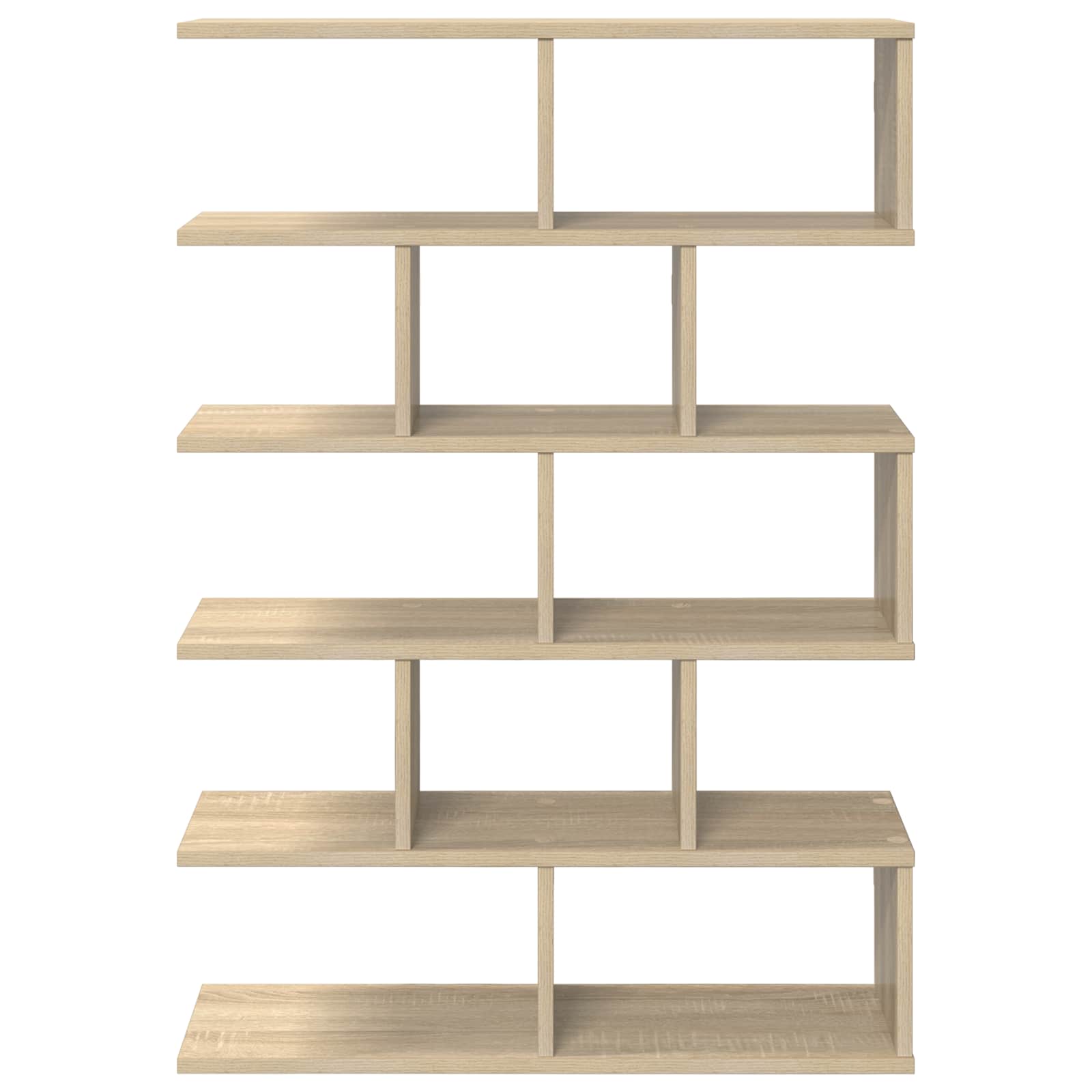vidaXL Wall Shelf Sonoma Oak 70 x 20 x 100 cm Engineered Wood 4