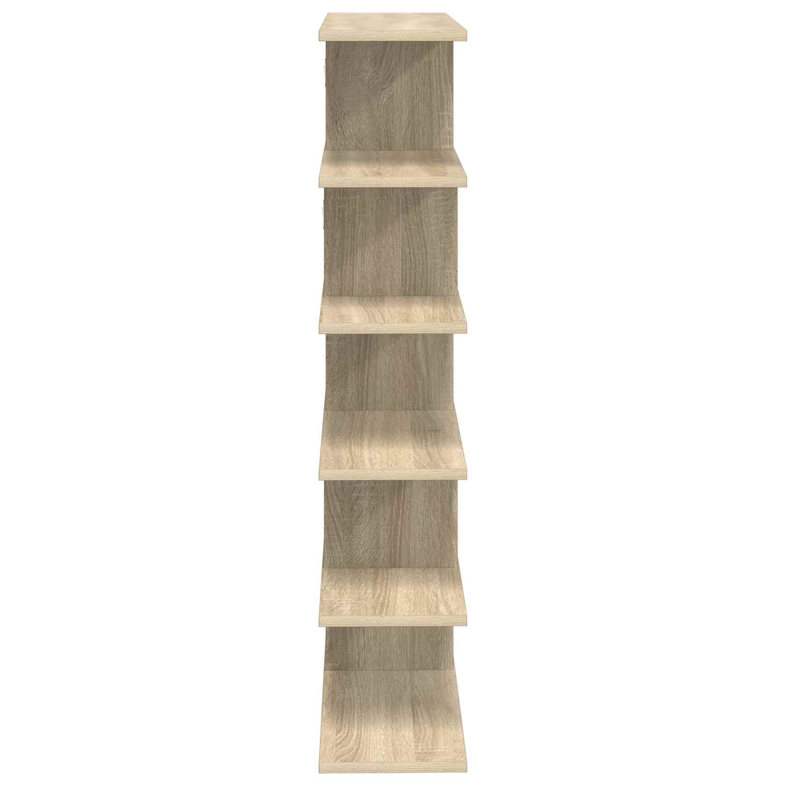vidaXL Wall Shelf Sonoma Oak 70 x 20 x 100 cm Engineered Wood 5