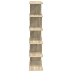 vidaXL Wall Shelf Sonoma Oak 70 x 20 x 100 cm Engineered Wood 5