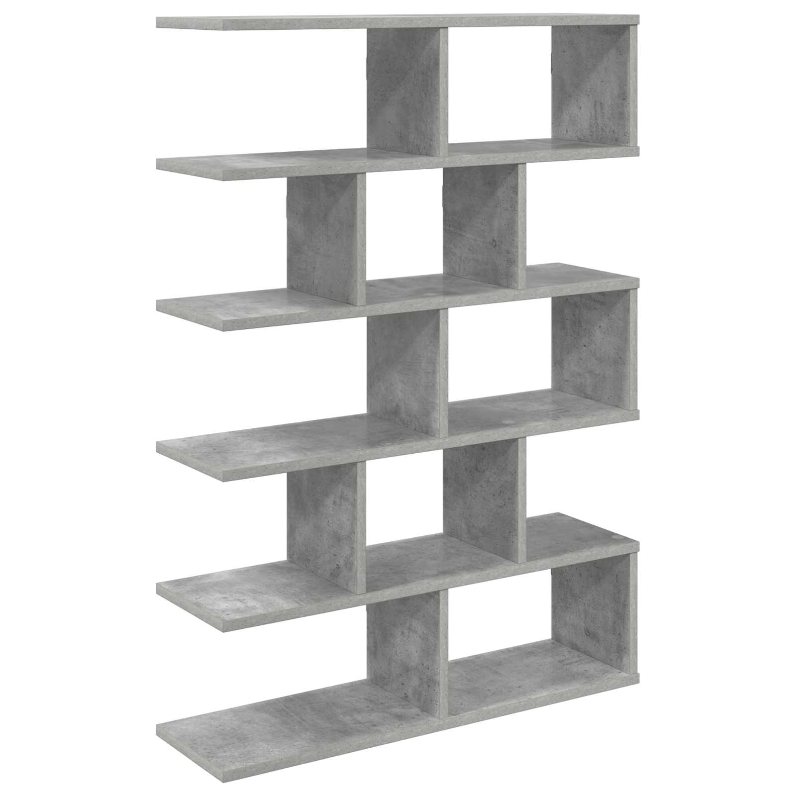 vidaXL Wall Shelf Concrete Grey 70 x 20 x 100 cm Engineered Wood 2
