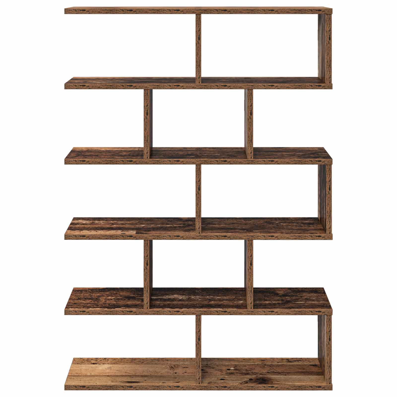 vidaXL Wall Shelf Old Wood 70 x 20 x 100 cm Engineered Wood 4