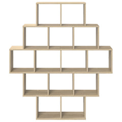 Wall Shelf 120 x 20 x 136 cm Engineered Wood Sonoma oak
