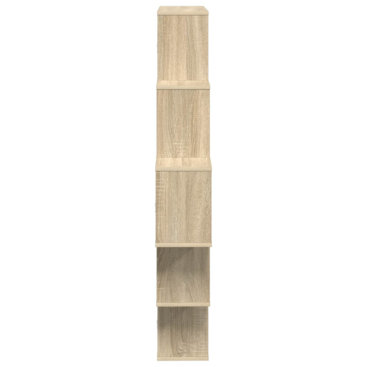 Wall Shelf 120 x 20 x 136 cm Engineered Wood Sonoma oak