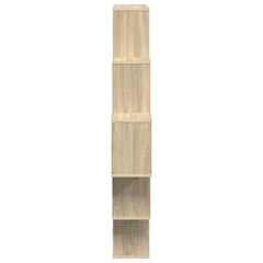 Wall Shelf 120 x 20 x 136 cm Engineered Wood Sonoma oak