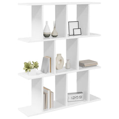 vidaXL Wall Shelf White 80 x 20 x 96 cm Engineered Wood 3