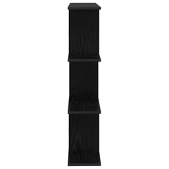 vidaXL Wall Shelf Black Oak 80 x 20 x 96 cm Engineered Wood 5