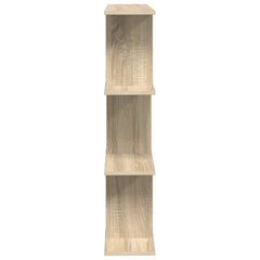 vidaXL Wall Shelf Sonoma Oak 80 x 20 x 96 cm Engineered Wood 5