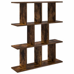vidaXL Wall Shelf Smoked Oak 80 x 20 x 96 cm Engineered Wood 2