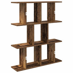 vidaXL Wall Shelf Old Wood 80 x 20 x 96 cm Engineered Wood 6