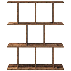 vidaXL Wall Shelf Old Wood 80 x 20 x 96 cm Engineered Wood 4