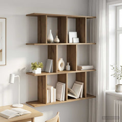 vidaXL Wall Shelf Artisan Oak 80 x 20 x 96 cm Engineered Wood 1