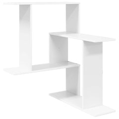 vidaXL Wall Shelf White 67 x 67 x 87 cm Engineered Wood 2
