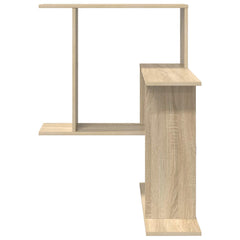 vidaXL Wall Shelf Sonoma Oak 67 x 67 x 87 cm Engineered Wood 4
