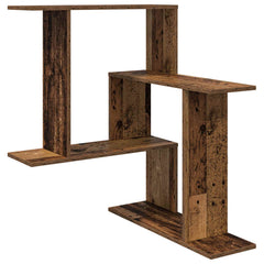 vidaXL Wall Shelf Old Wood 67 x 67 x 87 cm Engineered Wood 2