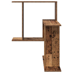 vidaXL Wall Shelf Old Wood 67 x 67 x 87 cm Engineered Wood 4
