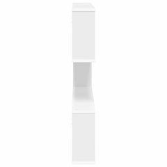 vidaXL Wall Shelf White 80 x 12 x 79.5 cm Engineered Wood 5
