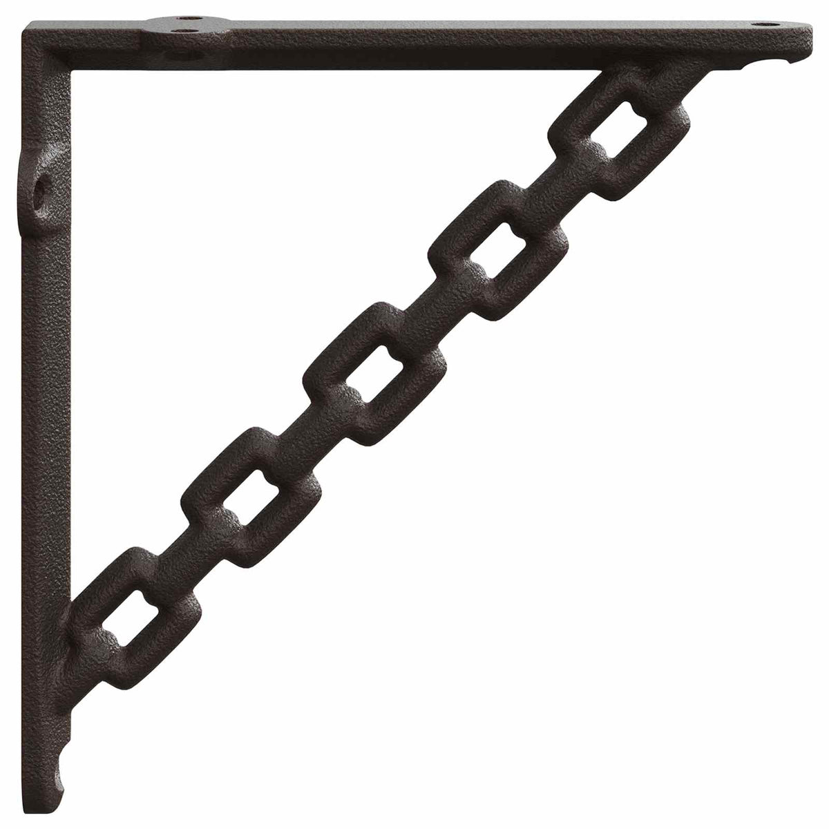 Wall Shelf Brackets 21 x 21 x 3.5 cm Steel 12 Antique brown