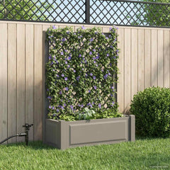 Big Planter with Trellis PP Grey 1