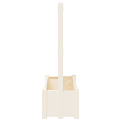 Big Planter with Trellis 99.5 x 43 x 133.5 cm PP White 1