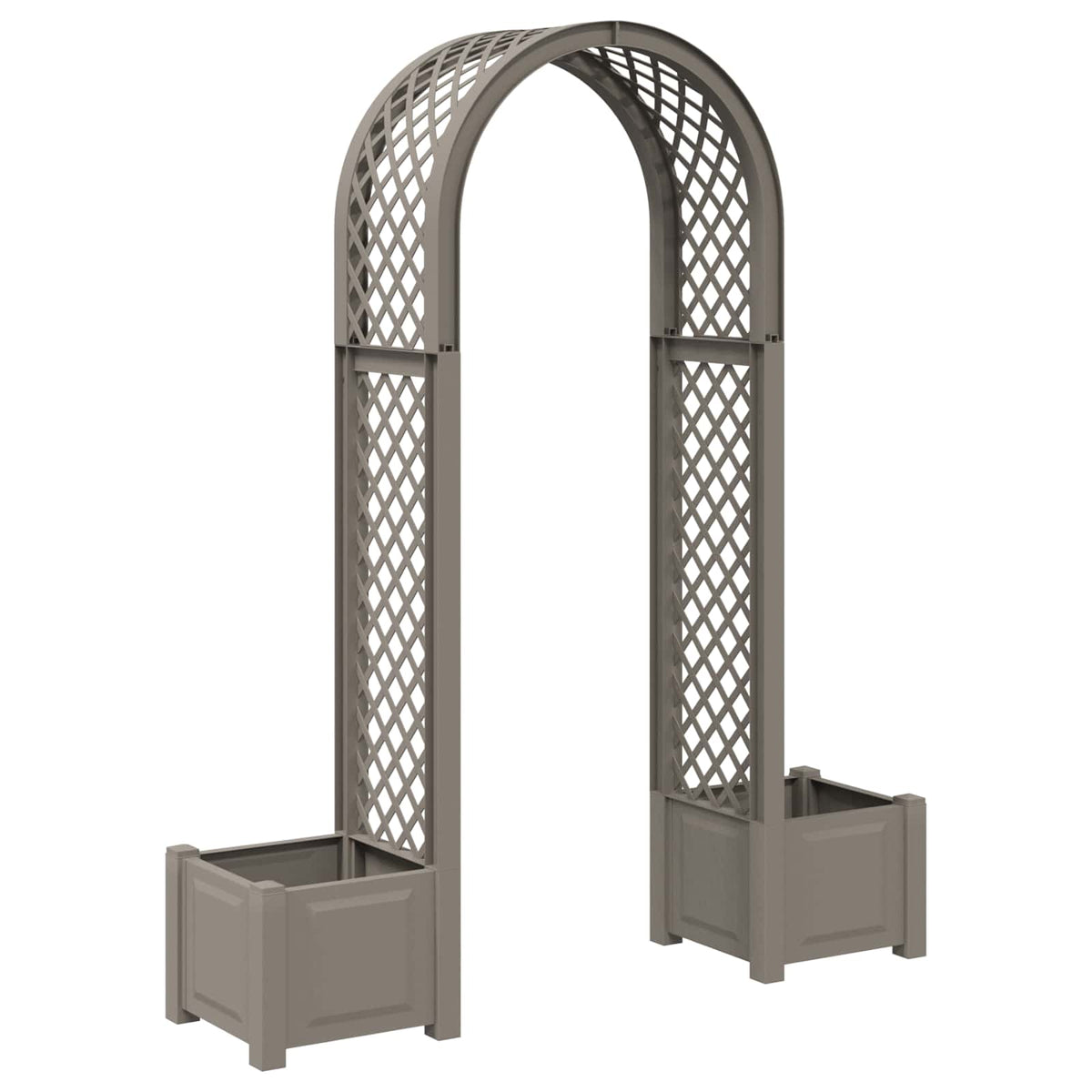 Rose Arch with Planter 168.5 x 43 x 207 cm PP Grey