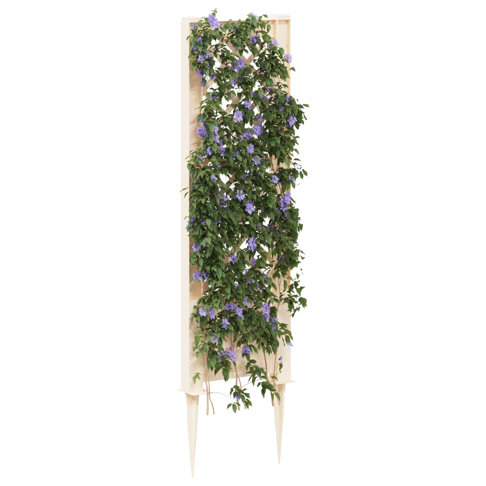 vidaXL Trellis with Spike PP White 3