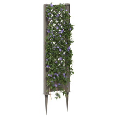 vidaXL Trellis with Spike PP Grey 3