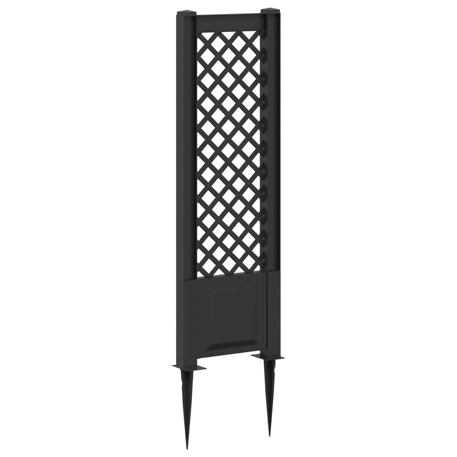vidaXL Trellis with Spike PP Anthracite 2
