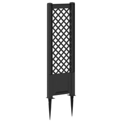 vidaXL Trellis with Spike PP Anthracite 2