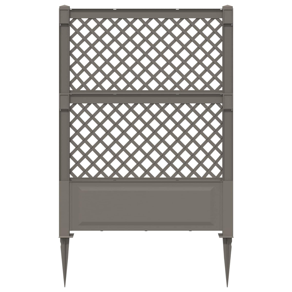 Trellis with Spike PP Grey