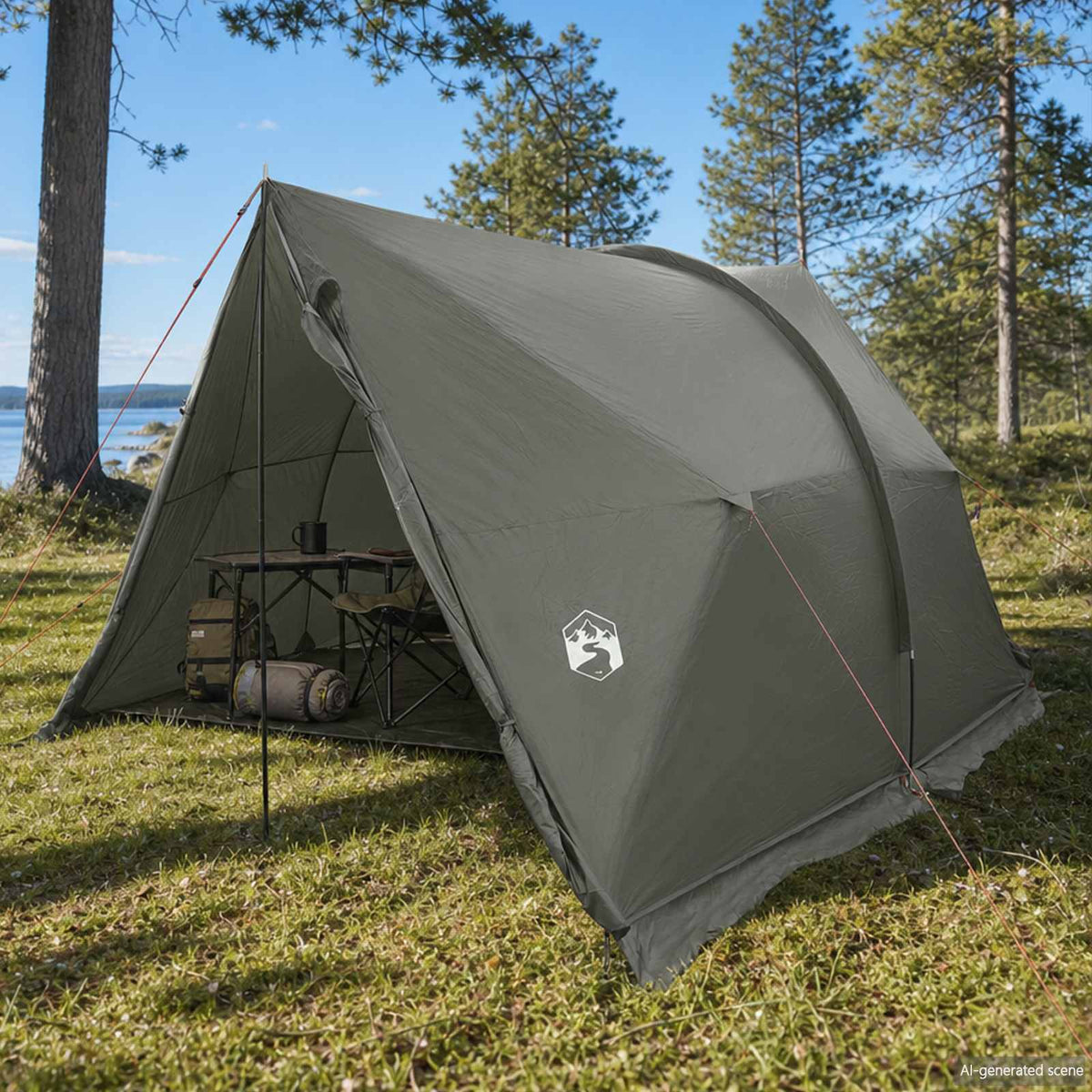Canopy Tent Water-Resistant Army green