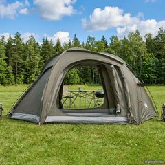 Trekking Tent with Rainfly Water-Resistant Army green 3-Person