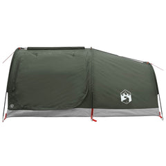 vidaXL Hiking Tent Water-Resistant 2-Person Army Green 5