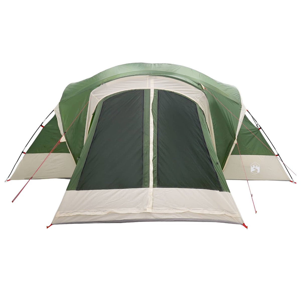 Cabin Tent with Rainfly Water-Resistant 10-Person Green