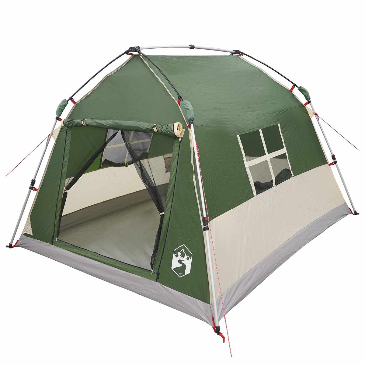 Instant Tent Water-resistant Green 2-Person