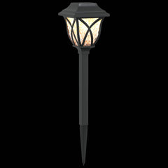 Outdoor Solar Lights with Ground Spike Warm White 42 cm 12