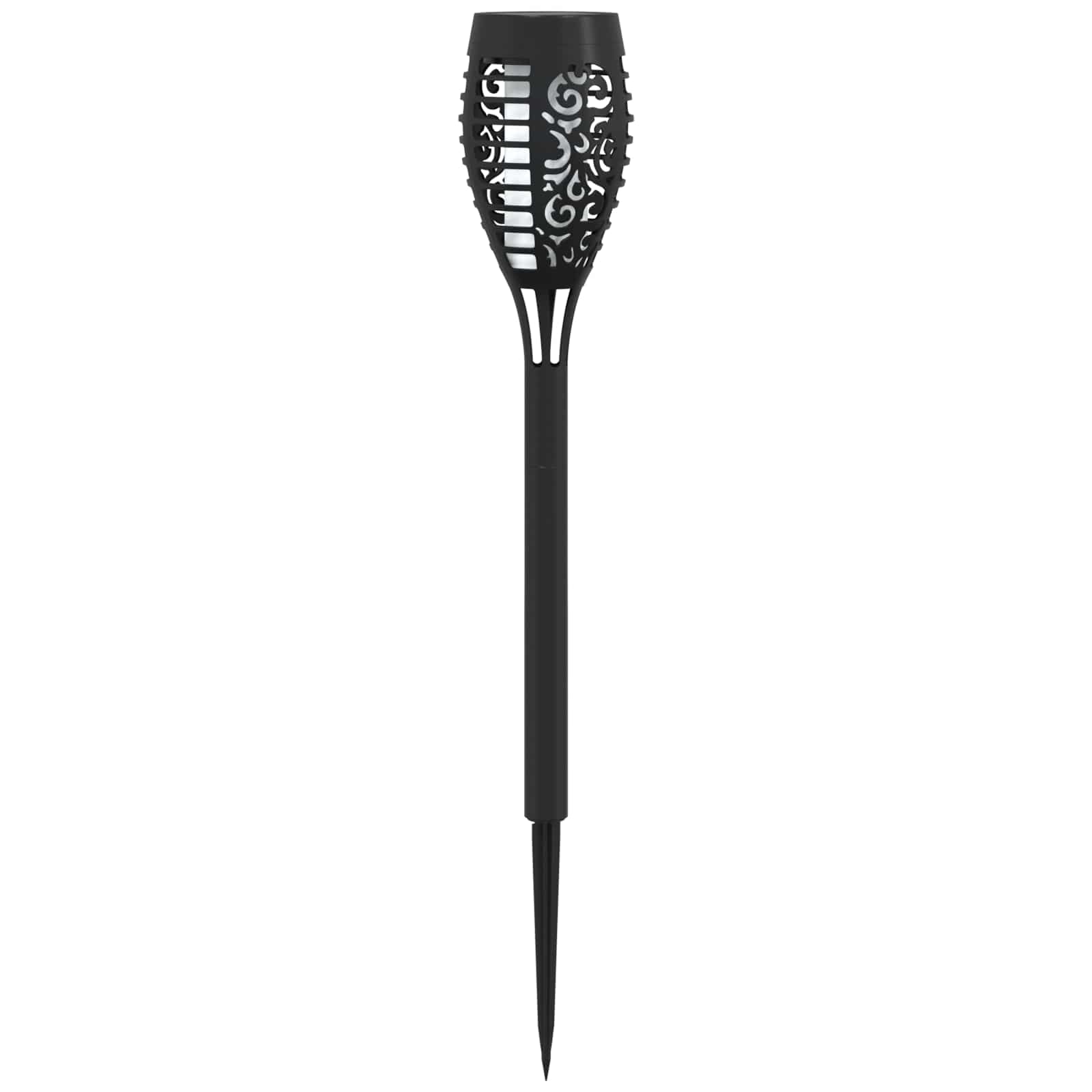 vidaXL Outdoor Solar Lights with Ground Spike 12 pcs Warm White ABS 4