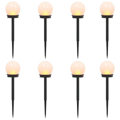 vidaXL Outdoor Solar Lights with Ground Spike 8 pcs Warm White 38.5 cm 2