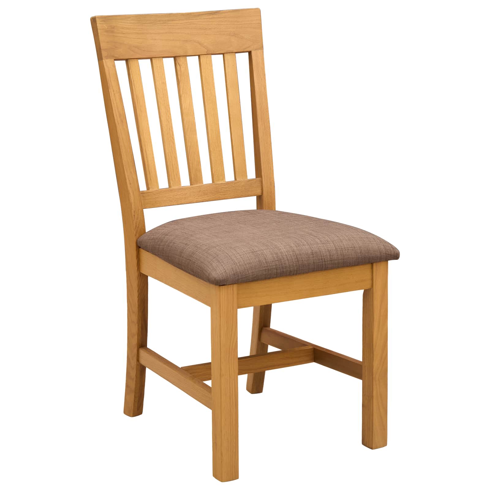 vidaXL Dining Chair 2 pcs Solid Oak Wood Grey 45 x 59 x 92 cm 2